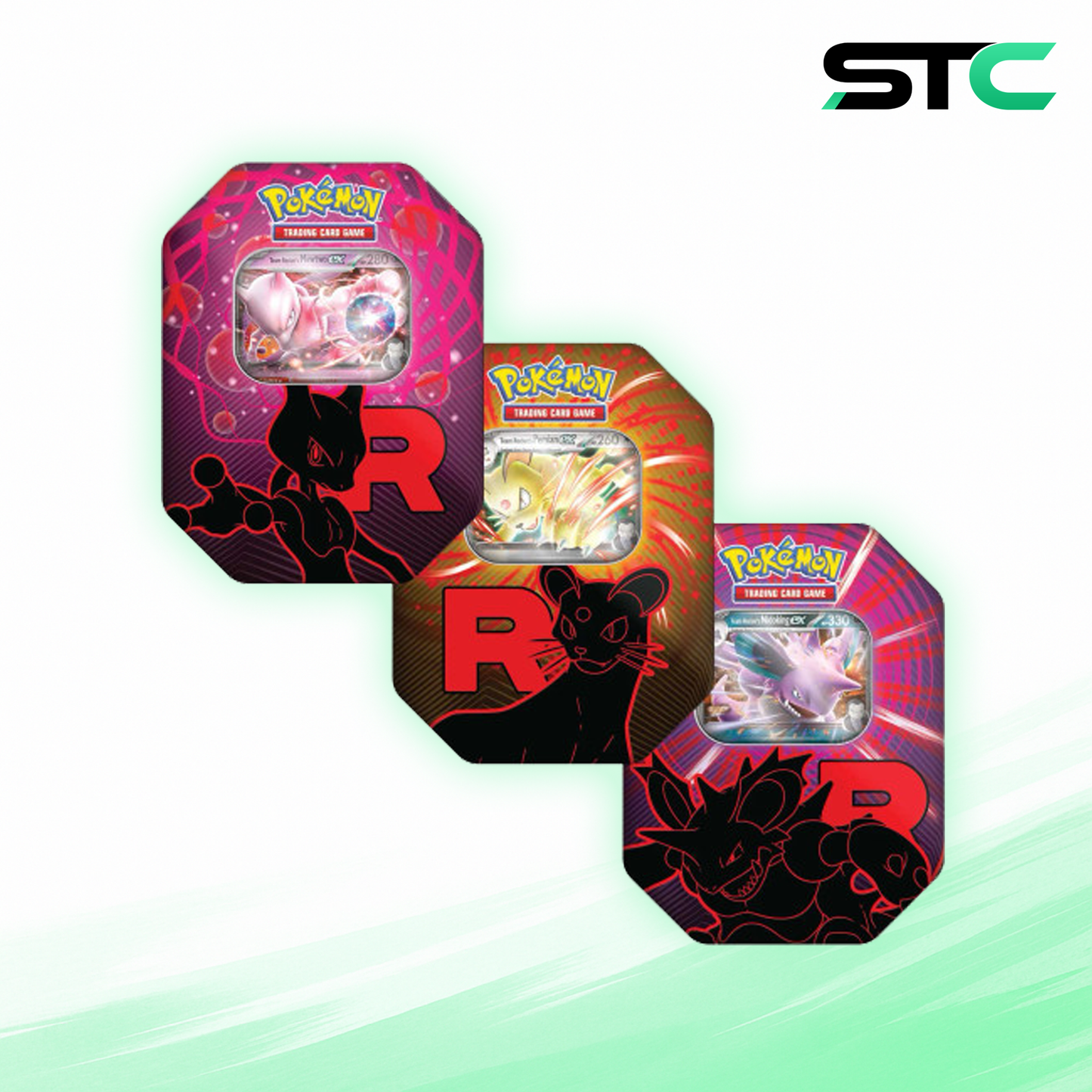 Pokemon: Team Rocket Tin (Set of 3)